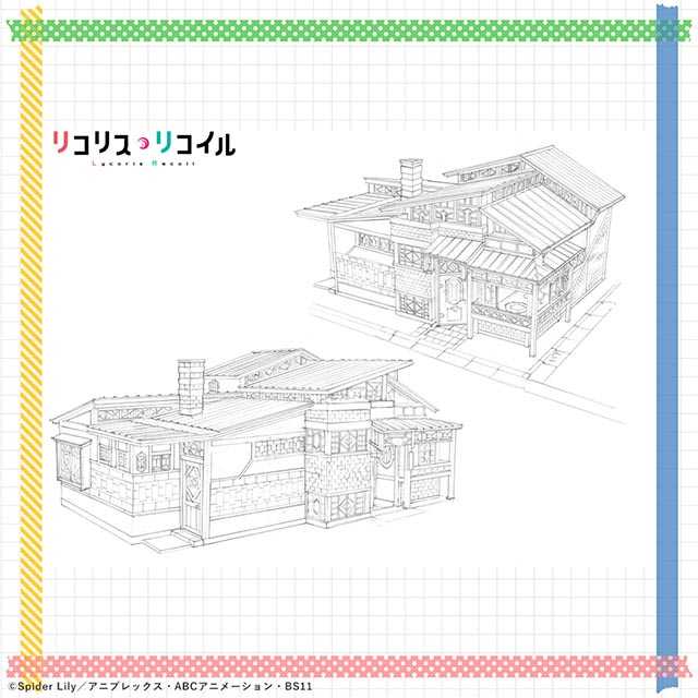 动画《Lycoris Recoil》第五话部分设定和原画公布-死宅屋